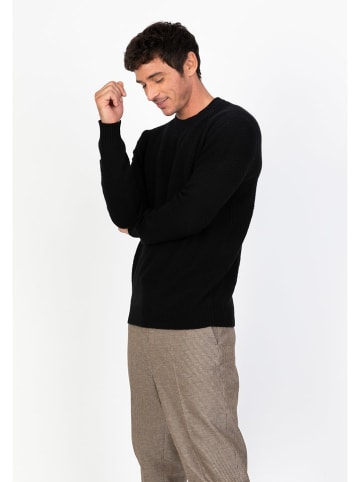 Perfect Cashmere Kaszmirowy sweter "Aidan" w kolorze czarnym