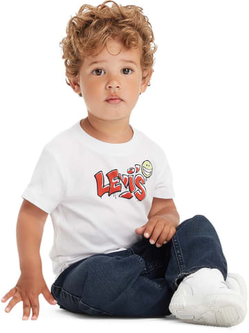 Levi's Kids 3-delige outfit donkerblauw/wit/meerkleurig