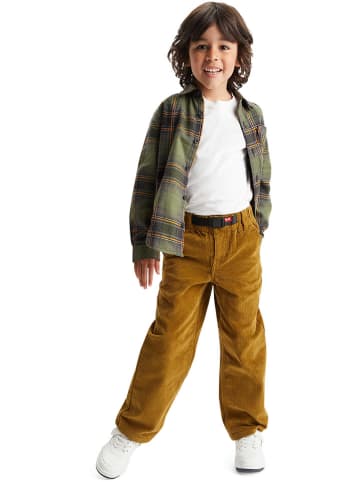 Levi's Kids Spodnie sztruksowe w kolorze khaki