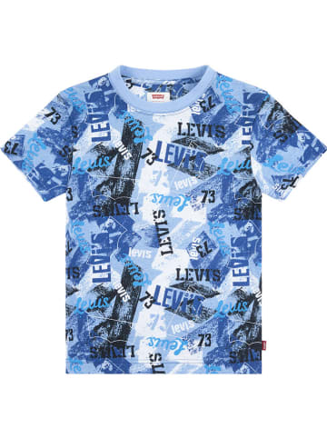 Levi's Kids Shirt blauw/zwart