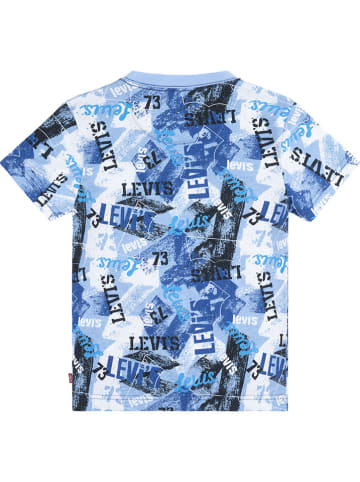 Levi's Kids Shirt blauw/zwart