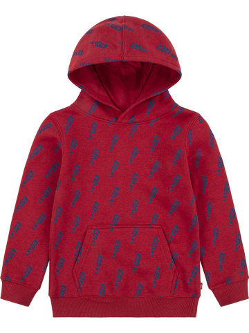 Levi's Kids Hoodie in Rot/ Dunkelblau