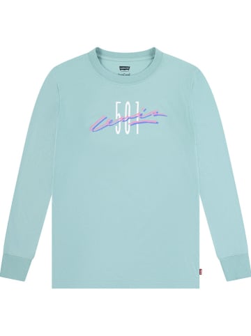 Levi's Kids Longsleeve in Türkis
