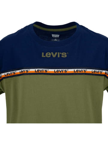 Levi's Kids Koszulka w kolorze granatowo-oliwkowym