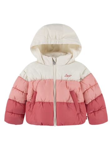 Levi's Kids Winterjacke in Rosa/Weiß