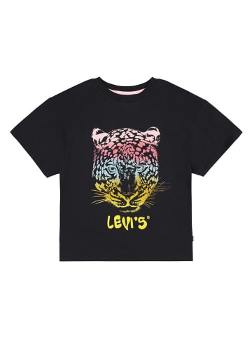 Levi's Kids Koszulka "Leopard" w kolorze czarnym