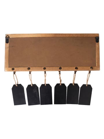 Anticline Sleutelbord zwart/lichtbruin - (B)46 x (H)19 cm
