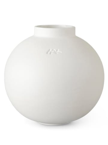 Kähler Vase "Globo" in Weiß - (H)20 x Ø 20,5 cm