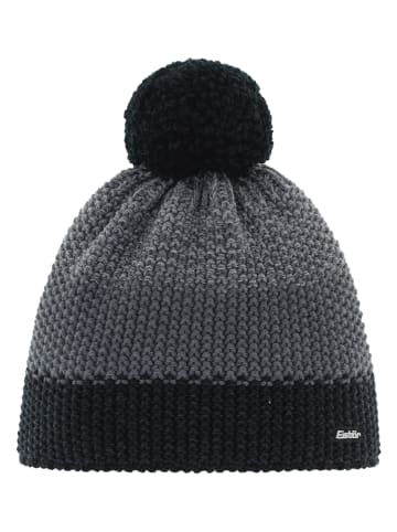 Eisbär Mütze "Star" in Schwarz/ Grau