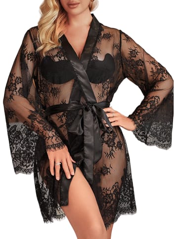 INTIMAX Kimono in Schwarz