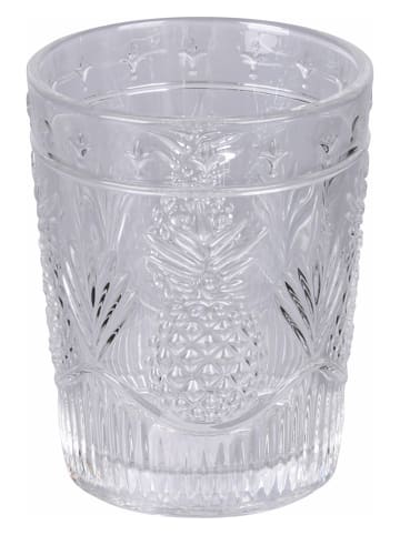 Villa d´Este 6-delige set: glazen "Pina Colada" transparant - 250 ml