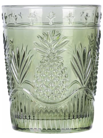 Villa d´Este 4-delige set: glazen "Pina Colada" geel/oranje/groen - 250 ml