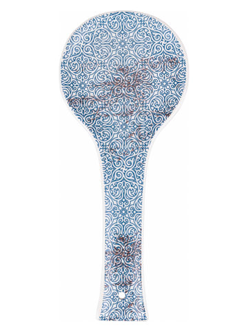 Villa d´Este Podstawka "Kasbah" w kolorze błękitnym pod łyżkę - 26,5 x 11 cm