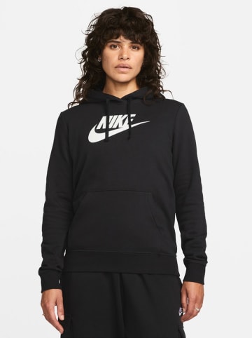 Nike Sportswear Hoodie in Schwarz/ Weiß
