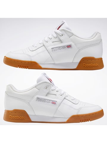Reebok Leren sneakers "Workout Plus" wit