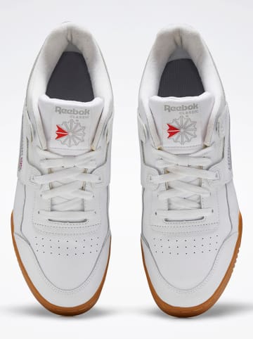 Reebok Leren sneakers "Workout Plus" wit
