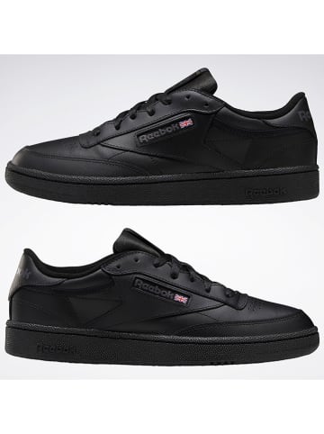 Reebok Leren sneakers "Club C 85" zwart