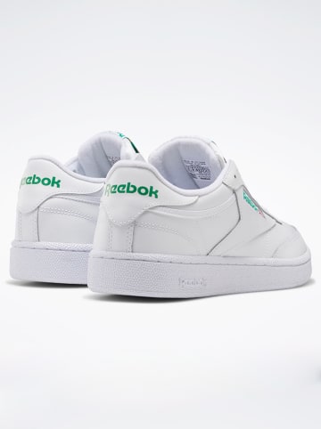 Reebok Leder-Sneakers "Club C 85" in Weiß
