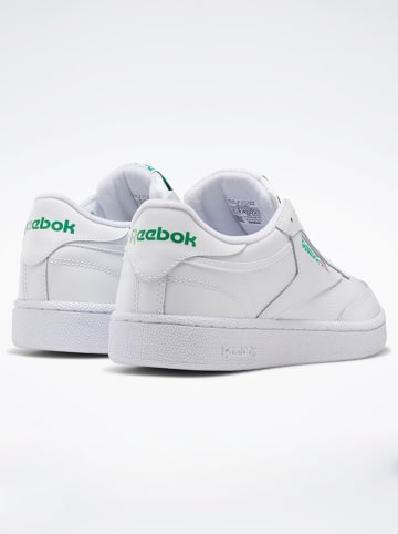 Reebok Skórzane sneakersy "Club C 85" w kolorze białym