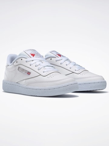 Reebok Skórzane sneakersy "Club C 85" w kolorze białym