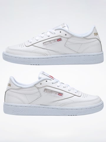 Reebok Leder-Sneakers "Club C 85" in Weiß