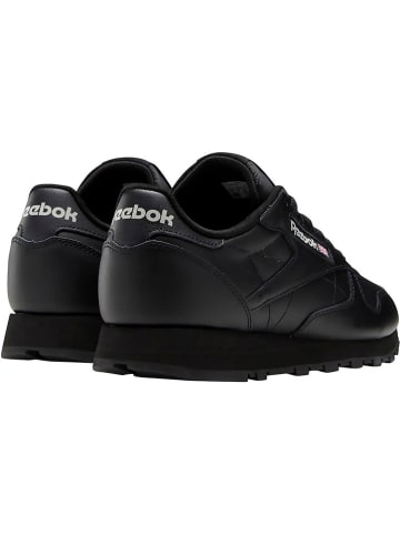Reebok Leder-Sneakers "Classic" in Schwarz