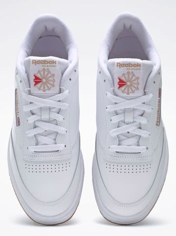 Reebok Skórzane sneakersy "Club C 85" w kolorze białym