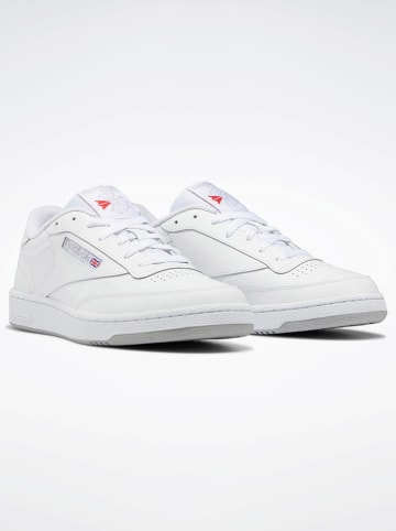 Reebok Leder-Sneakers "Club C 85" in Weiß