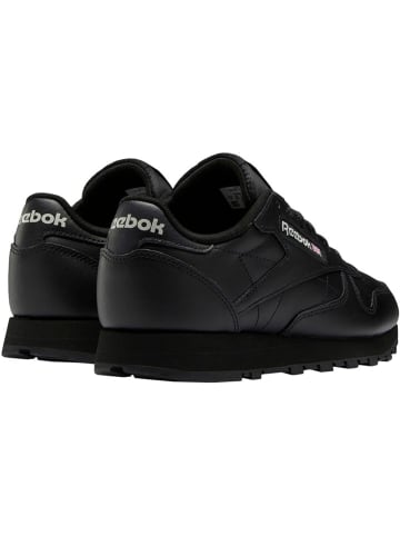 Reebok Leder-Sneakers "Classic" in Schwarz