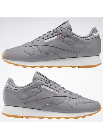 Reebok Leder-Sneakers "Classic" in Grau