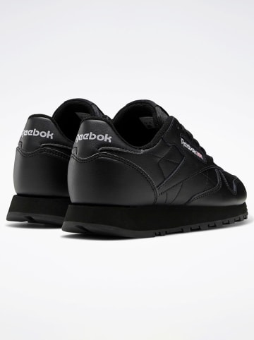 Reebok Leder-Sneakers "Classic" in Schwarz