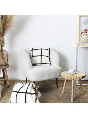 THE HOME DECO FACTORY Poduszka w kolorze kremowym - 40 x 40 cm