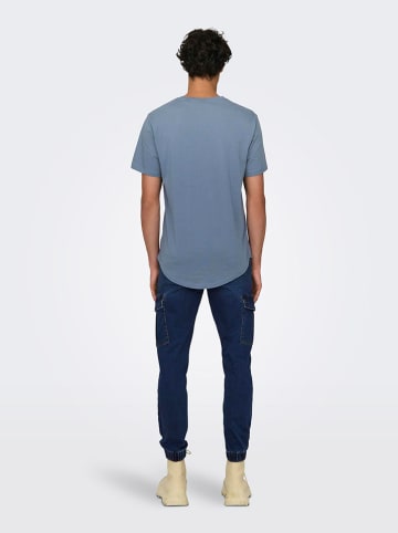 ONLY & SONS Shirt "Matt" in Blau