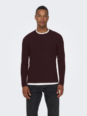 ONLY & SONS Pullover in Braun