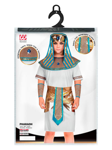 Carnival Party 5tlg. Kostüm "Pharaoh" in Weiß/ Gold