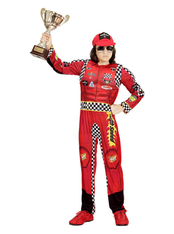 Carnival Party Kostuumpak "Formule 1 Rijder" rood