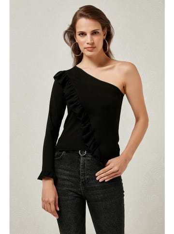 Milan Kiss Bluse in Schwarz