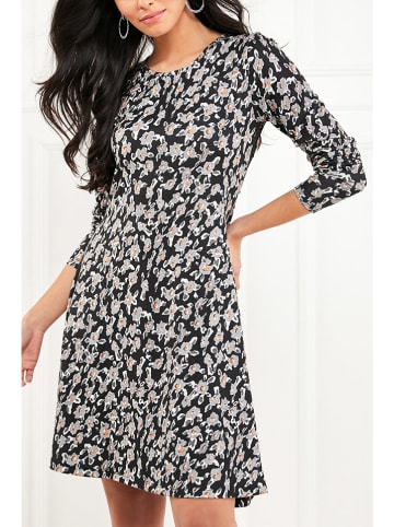 Milan Kiss Kleid in Schwarz/ Lila