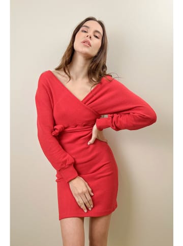 Jumeon Gebreide jurk rood