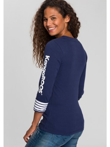 Kangaroos Longsleeve in Dunkelblau