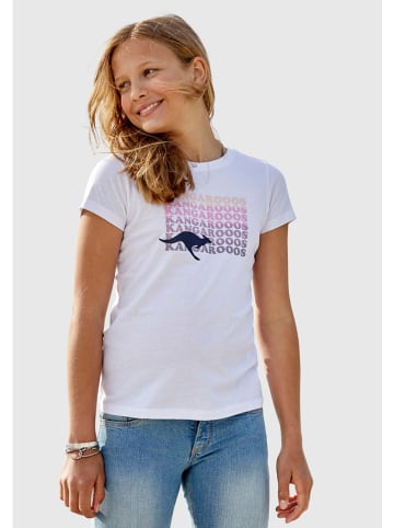 Kangaroos Shirt in Weiß