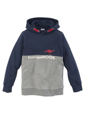 Kangaroos Hoodie donkerblauw/grijs