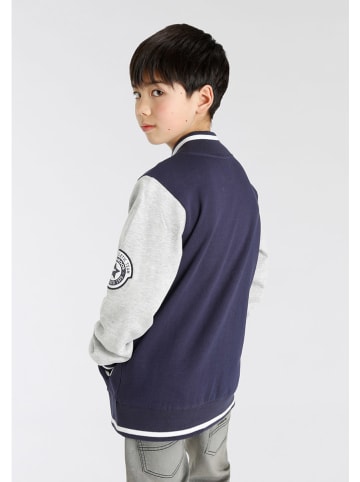 Kangaroos Blouson in Dunkelblau/ Grau