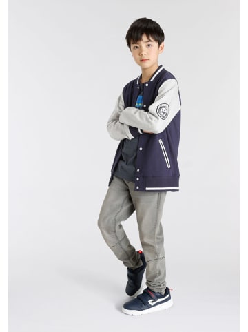 Kangaroos Blouson in Dunkelblau/ Grau