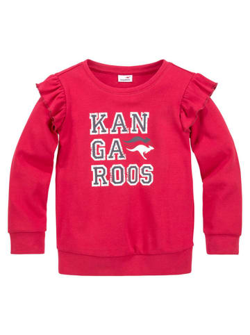 Kangaroos Sweatshirt in Rot