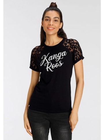 Kangaroos Shirt in Schwarz