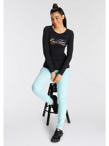 Kangaroos Longsleeve in Schwarz