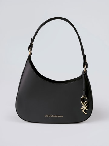 CXL by Christian Lacroix Leder-Schultertasche in Schwarz - (B)28 x (H)14 x (T)6 cm