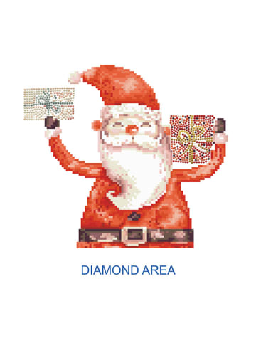 DIAMOND DOTZ Doos "Santa Cheer Dreams Diamond Dotz®" - vanaf 8 jaar