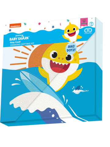DIAMOND DOTZ Schachtel "Baby Shark Stay Cool Dreams Diamond Dotz®" -  ab 8 Jahren